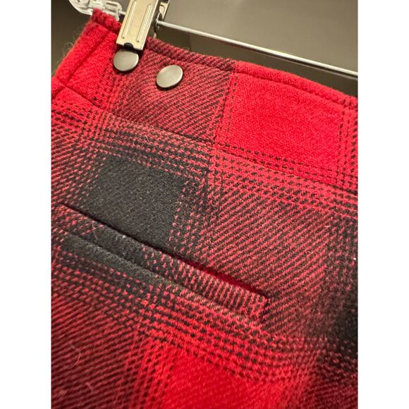 Pendleton Women’s Virgin Wool Buffalo Plaid Skirt Holiday Vintage Style - Picture 5 of 5